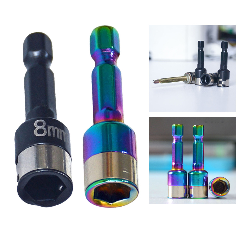 Magnetic Drill Press - 1/2Pcs 8mm Hex Socket Nut Driver