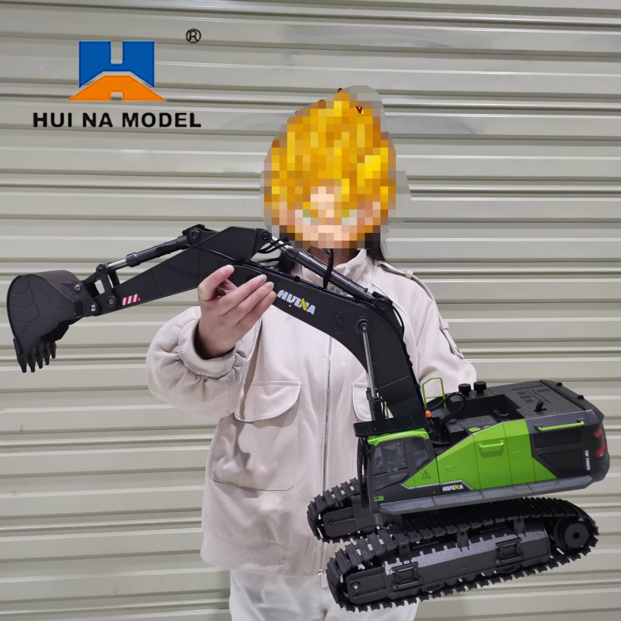 Heavy Equipment Games - 1/14 Huina 1593 Rc Excavator Truck