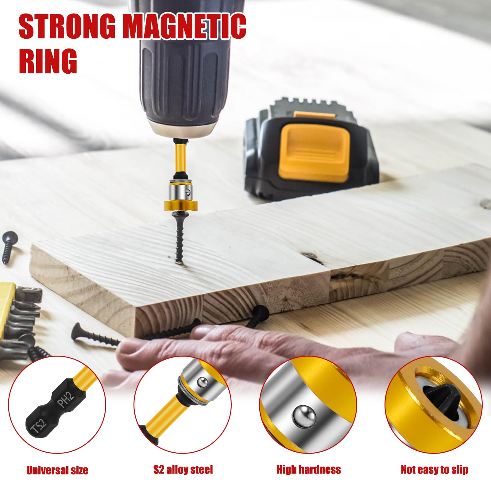 Rafford Magnetic Drywall Screw - Magnetic Drill Press recension och pris