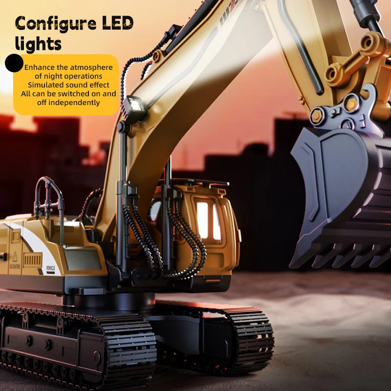 RC Car 12/13/15Ch Excavator Al - Heavy Equipment Games recension och pris