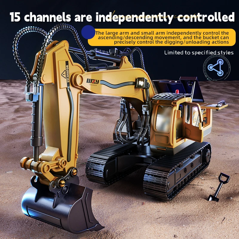RC Car 12/13/15Ch Excavator Al - Heavy Equipment Games recension och pris