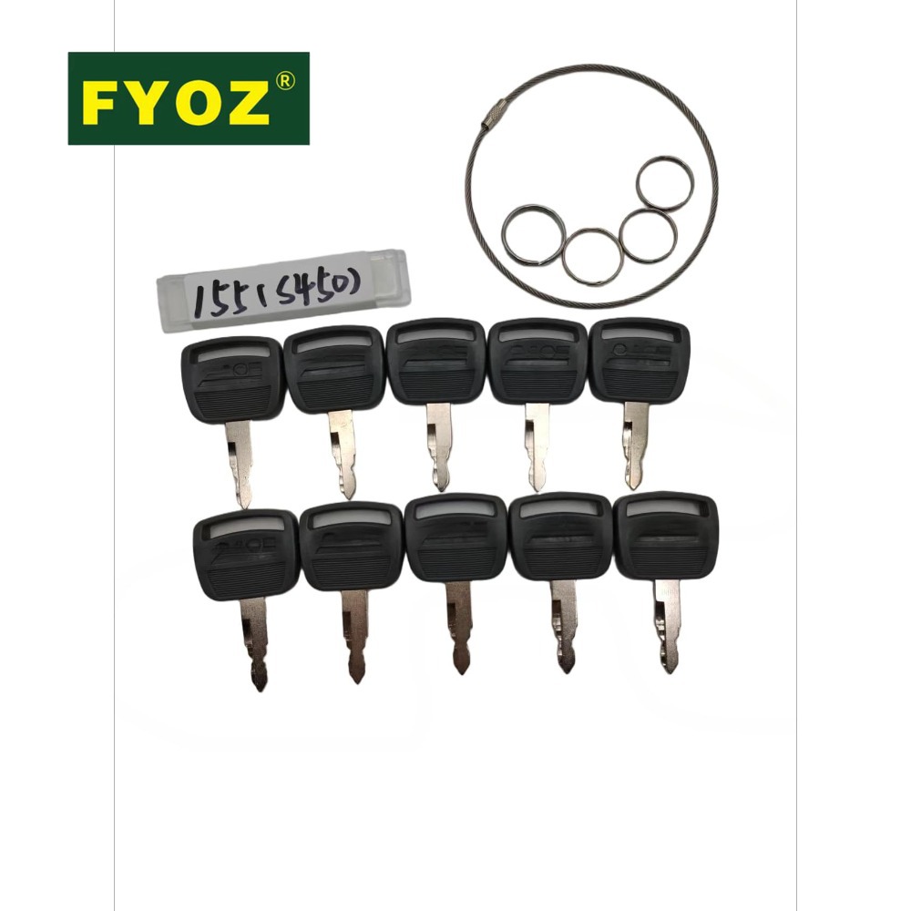10pcs Excavator Keys S450 For  - Heavy Equipment Komatsu recension och pris