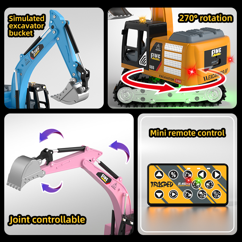 ZWN Remote Control Excavator D - Heavy Equipment Games recension och pris