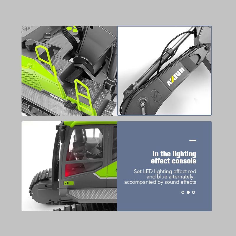 1/14 Huina 1593 Rc Excavator T - Heavy Equipment Games recension och pris