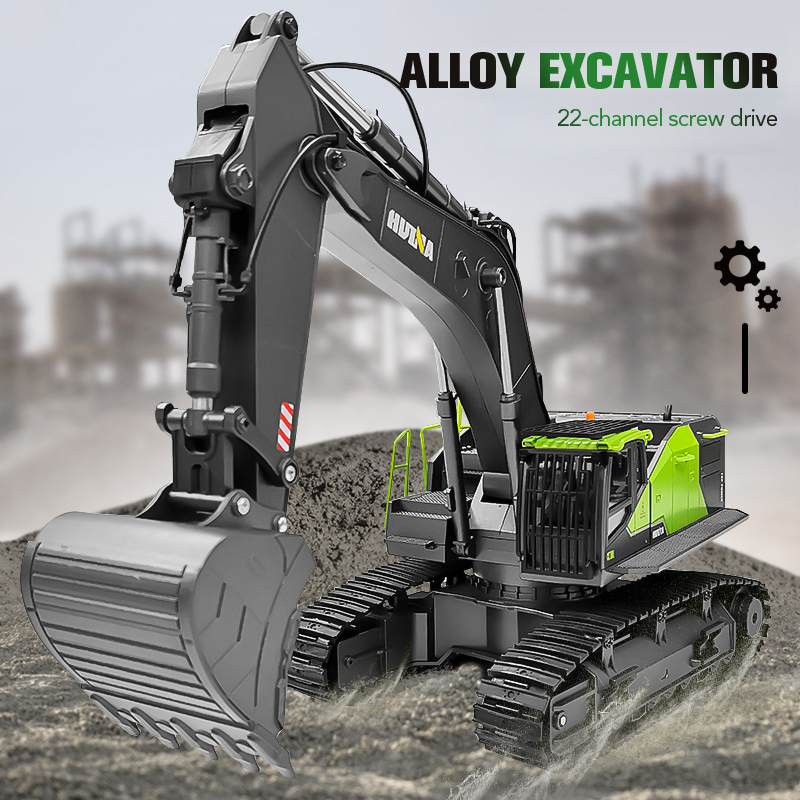 1/14 Huina 1593 Rc Excavator T - Heavy Equipment Games recension och pris