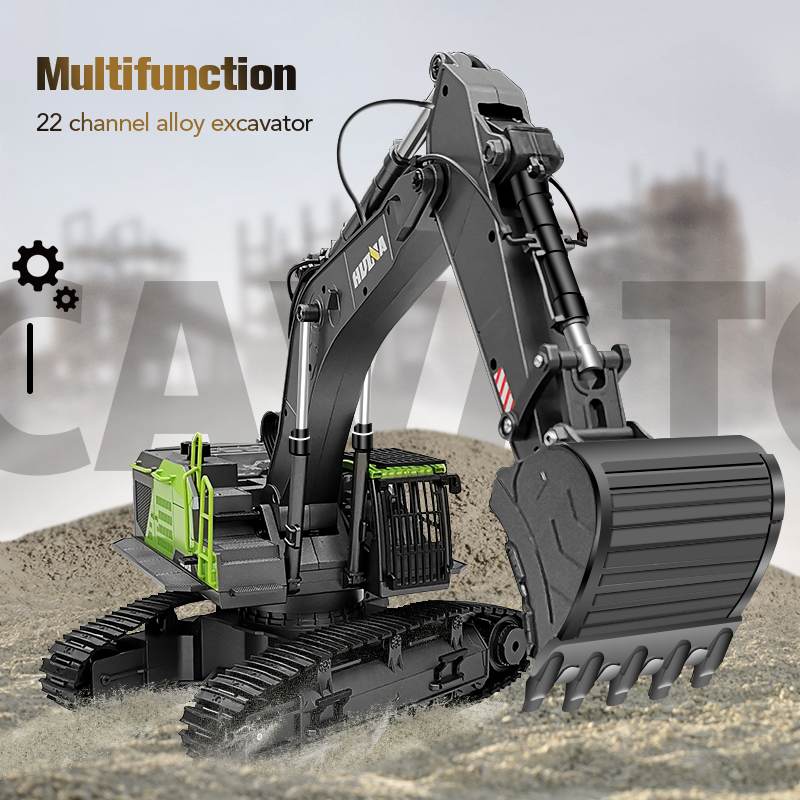 1/14 Huina 1593 Rc Excavator T - Heavy Equipment Games recension och pris