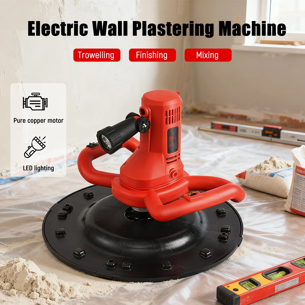 High-Power Electric Wall Finis - Power Trowel Concrete recension och pris