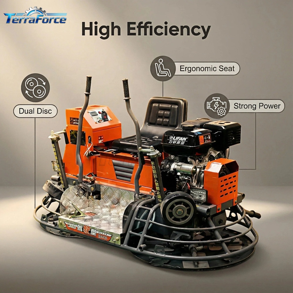 Terraforce Industrial 13HP Eng - Power Trowel Concrete recension och pris