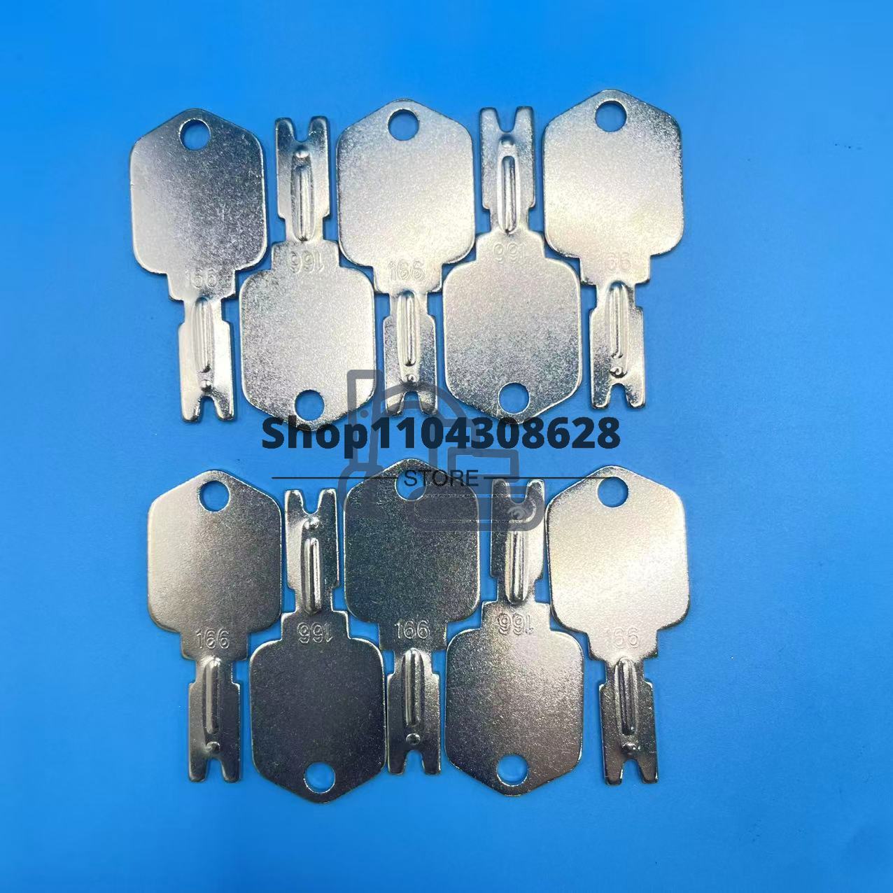 10PCS 166 Ignition Keys Forkli - Heavy Equipment Komatsu recension och pris